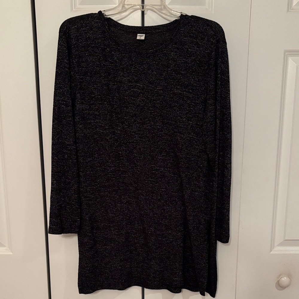 Old Navy Charcoal Knit Tunic